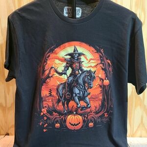 Halloween Dark Rider Graphic Tshirt